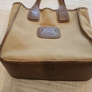 Ghurka Tan and Brown Tote Bag